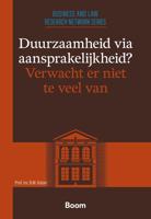 Duurzaamheid via aansprakelijkheid? Verwacht er niet te veel van - Prof. Mr. B.M. Katan - ebook