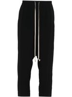 Rick Owens pantalon court à taille élastiquée - Noir