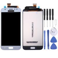 TFT-materiaal LCD-scherm en digitizer volledige assemblage voor Galaxy J3 (2017) J330F/DS J330G/DS (blauw)