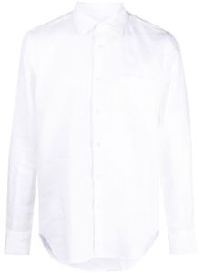 ASPESI chemise en lin à manches longues - Blanc