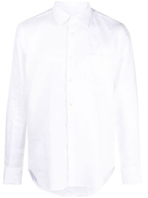 ASPESI chemise en lin à manches longues - Blanc