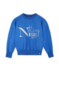 NoBell zomer sweater meisjes - blauw - artwork - Kim