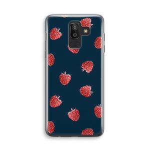 Framboosjes: Samsung Galaxy J8 (2018) Transparant Hoesje