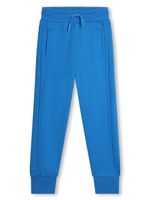 Marc Jacobs Kids logo-embossed cotton track pants - Bleu