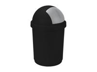 Curver Bullet bin 50L zwart/zilver