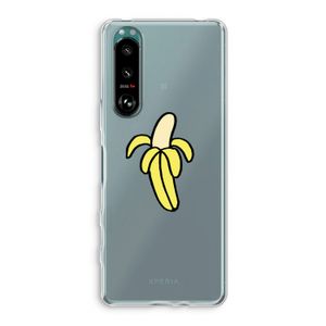 Banana: Sony Xperia 5 III Transparant Hoesje
