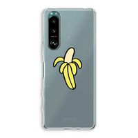 Banana: Sony Xperia 5 III Transparant Hoesje