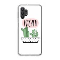 I love cacti: Samsung Galaxy A32 5G Transparant Hoesje I love cacti: Samsung Galaxy A32 5G Transparant Hoesje