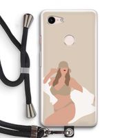One of a kind: Pixel 3 Transparant Hoesje met koord