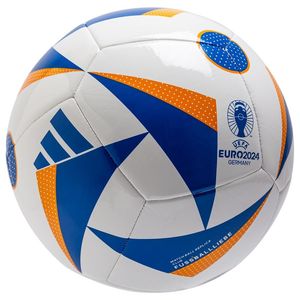 adidas Voetbal FUSSBALLLIEBE Club EURO 2024 - Wit/Blauw/Geel
