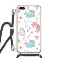 Fantasiewereld: iPhone 8 Plus Transparant Hoesje met koord