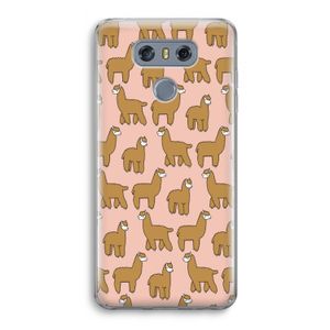 Alpacas: LG G6 Transparant Hoesje