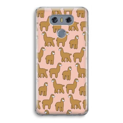 Alpacas: LG G6 Transparant Hoesje