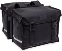 Dubbele fietstas New Looxs Canvas Camping - 66 liter - 43 x 22 x 35 cm (2x) - Black