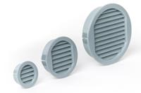 Klemrooster grijs t225 gatmaat 25mm/dia 30mm