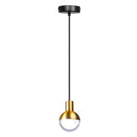 ETH HanglampDrop zwart met goud - 05-HL4246-0230