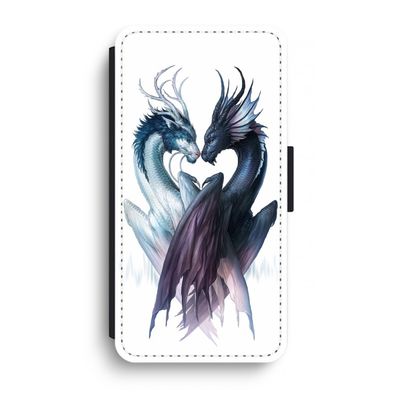 Yin Yang Dragons: iPhone XR Flip Hoesje