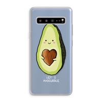 Avocuddle: Samsung Galaxy S10 5G Transparant Hoesje - thumbnail