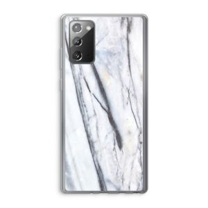 Gestreepte marmer: Samsung Galaxy Note 20 / Note 20 5G Transparant Hoesje