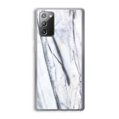 Gestreepte marmer: Samsung Galaxy Note 20 / Note 20 5G Transparant Hoesje