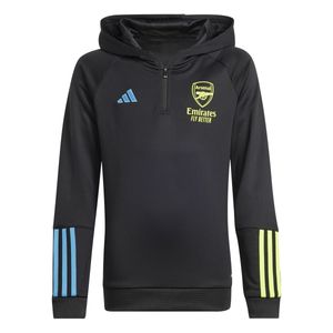 adidas Arsenal Track Hoodie 2023-2024 Kids Zwart Blauw Geel