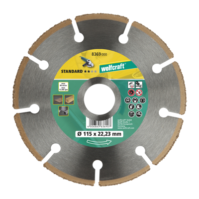 Wolfcraft HM-doorslijpschijf | Ø115 x 22,2mm | 1 stuk - 8369000