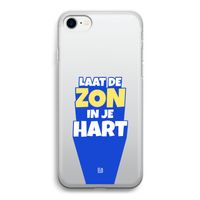 Laat de zon in je hart: iPhone SE 2020 Transparant Hoesje
