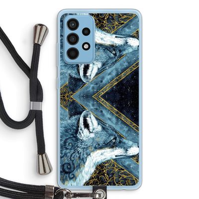 Golden Fox: Samsung Galaxy A52 Transparant Hoesje met koord