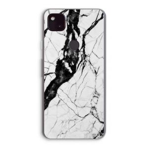Witte marmer 2: Google Pixel 4a 5G Transparant Hoesje