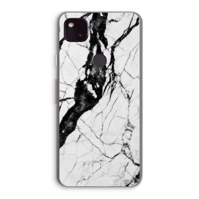 Witte marmer 2: Google Pixel 4a 5G Transparant Hoesje