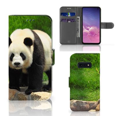 Samsung Galaxy S10e | Telefoonhoesje | Met pasjeshouder | Panda