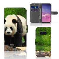 Samsung Galaxy S10e | Telefoonhoesje | Met pasjeshouder | Panda