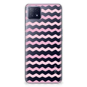 OPPO A53 5G | OPPO A73 5G TPU bumper Waves Roze