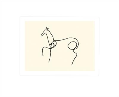 Kunstdruk Pablo Picasso - Le Cheval 50x60cm