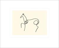 Kunstdruk Pablo Picasso - Le Cheval 50x60cm