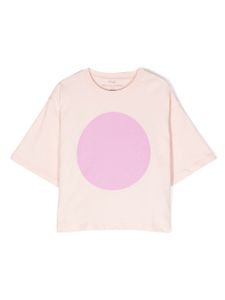 Stella McCartney Kids t-shirt en coton à imprimé graphique - Rose