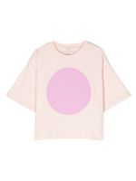 Stella McCartney Kids t-shirt en coton à imprimé graphique - Rose