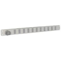 Nedco schuifrooster - alu.wit - 370 x 30 mm - RAL9010 wit