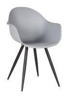 LABEL51 Eetkamerstoel 'Luca', kleur Grijs