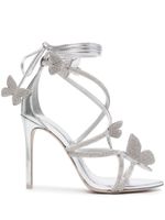 Sophia Webster sandales Vanessa 100 mm en cuir - Argent - thumbnail