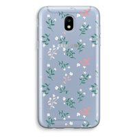 Small white flowers: Samsung Galaxy J5 (2017) Transparant Hoesje