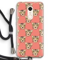 Tijger: Xiaomi Redmi 5 Transparant Hoesje met koord