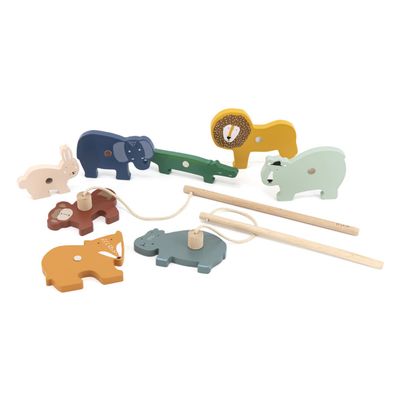 Trixie houten visspel dieren