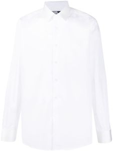 Karl Lagerfeld chemise en coton à manches longues - Blanc