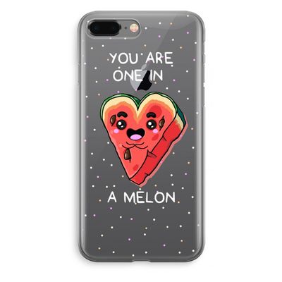 One In A Melon: iPhone 8 Plus Transparant Hoesje