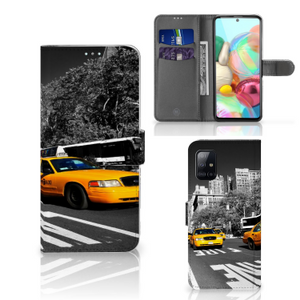 Samsung Galaxy A71 Flip Cover New York Taxi