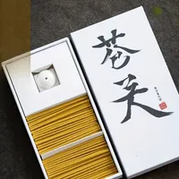 Handgemaakte Japanse Wierook Set met Brander - 120 Stokjes Cangling Wierook - Wierook - Spiritueelboek.nl