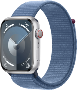 Apple Watch Series 9 45 mm Digitaal 396 x 484 Pixels Touchscreen Zilver Wifi GPS