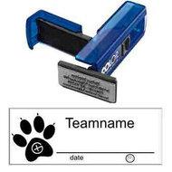 Log stempel - Hondenpoot - 14 x 38 mm Log stempel - Hondenpoot - 14 x 38 mm