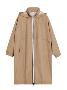 Brunello Cucinelli Kids imperméable à capuche - Tons neutres